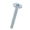 Itw Sheet Metal Screw, #8 x 1-1/4 in, Zinc Plated Truss Head Phillips Drive, 140 PK 21532 - alternate 2